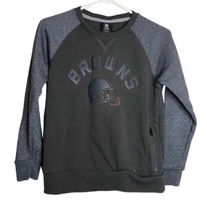 NFL Team Youth Apparel Cleveland Browns Big Boys Crewneck Size Med (10-12)